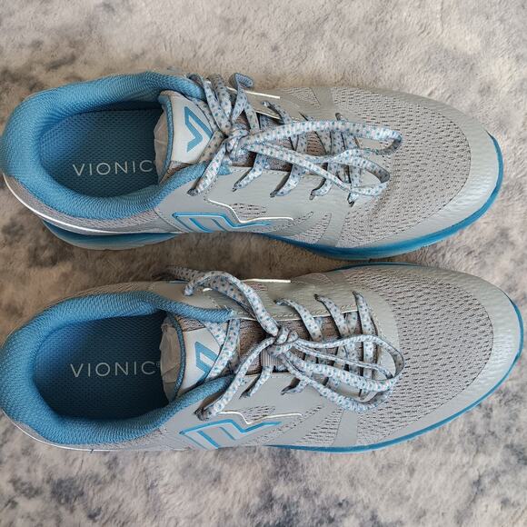 Vionic Miles Running/walking Sneaker Women's size 9.5 W Gray/Blue - Picture 5 of 11